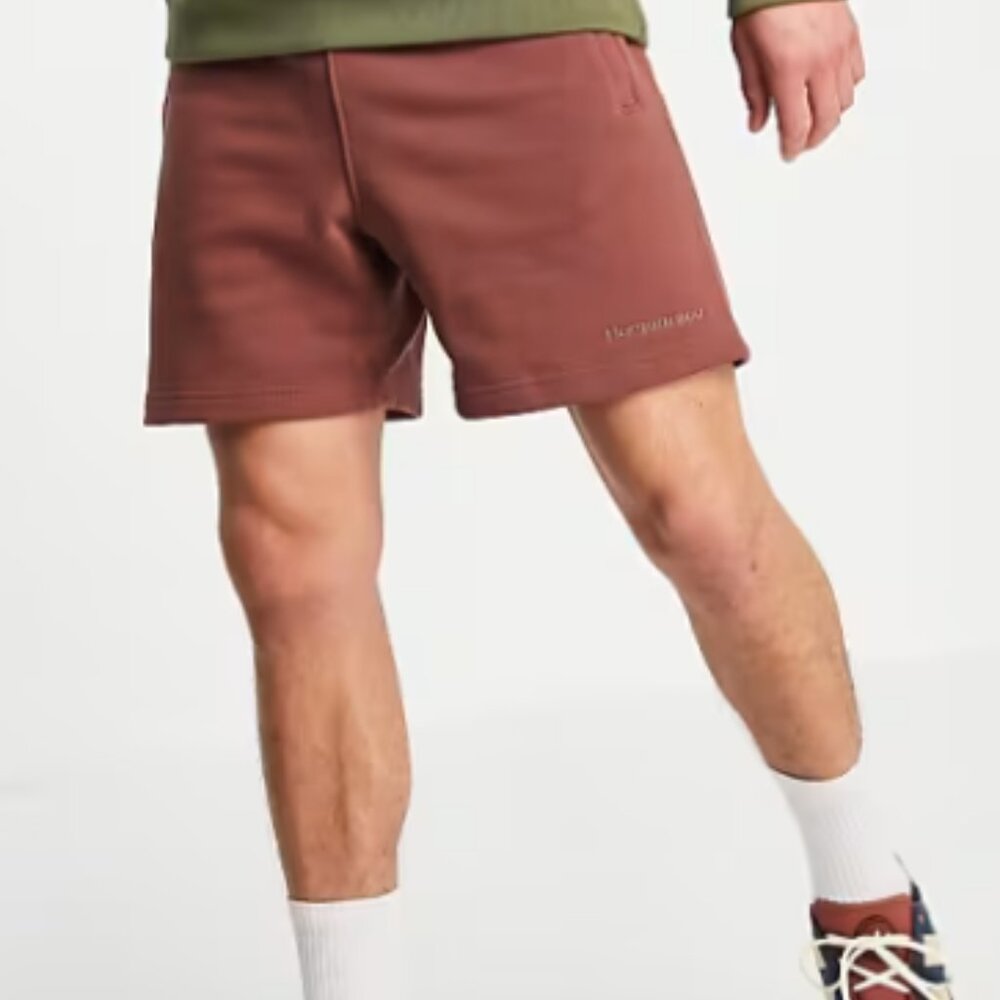 adidas Originals x Pharrell Williams premium shorts in burgundy (Size 2XS - Men)